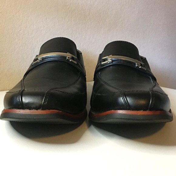 DARBY Men's Black Bike-Toe Slip-On Loafer - Picture 4 of 15